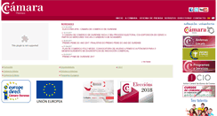 Desktop Screenshot of camaraourense.com