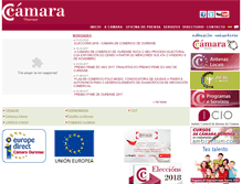 Tablet Screenshot of camaraourense.com